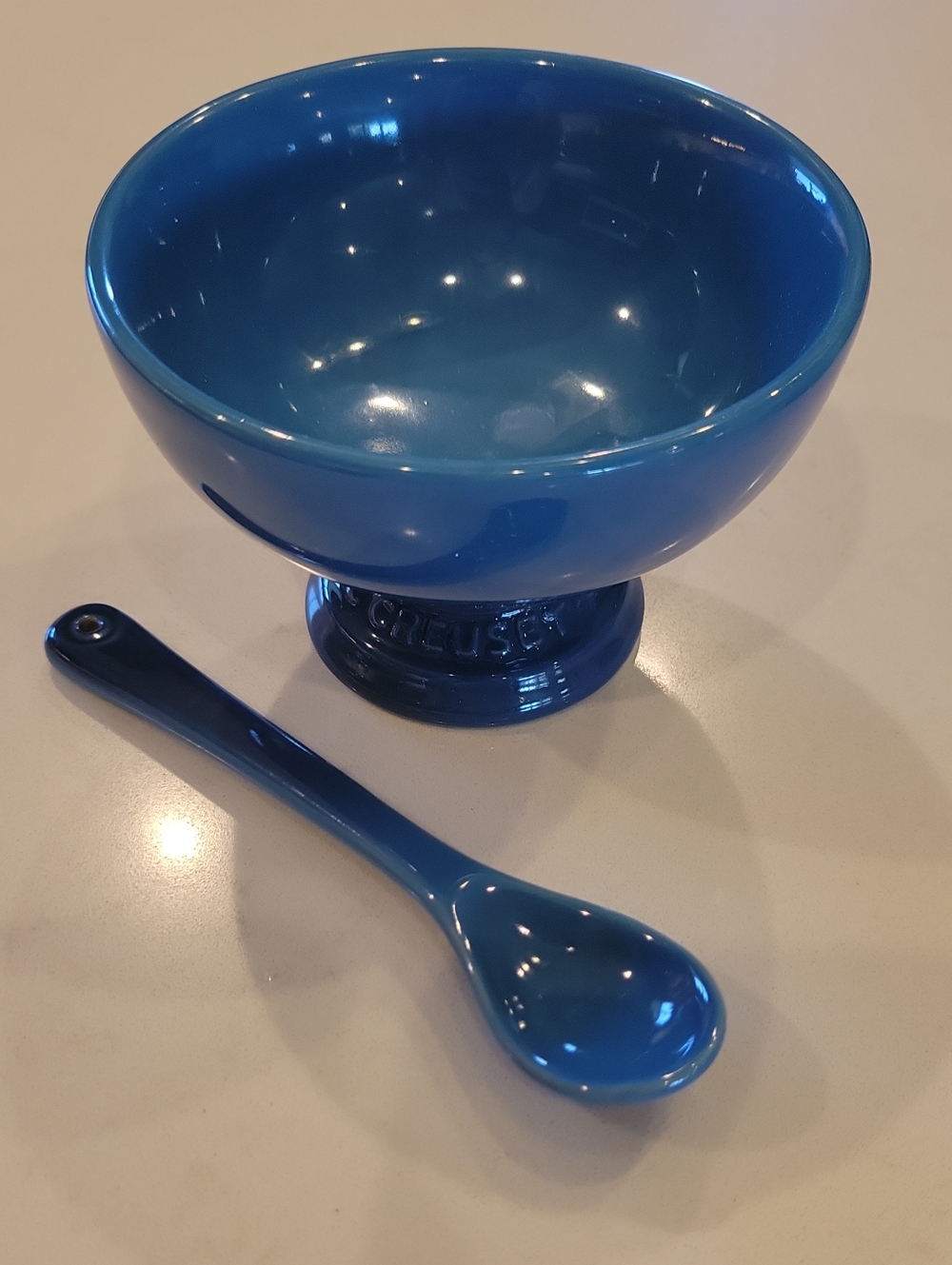 Le Creuset Marseille Footed Ice Cream Bowl